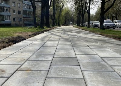 Manranga - Pagrindų paruošimas, takelio klojimo darbai. Žėručio g. Vilnius 1