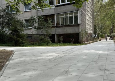 Manranga - Pagrindo paruošimas, takelio klojimo darbai. Viršulišių g., Vilnius-2