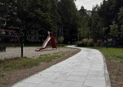 Manranga - Pagrindo paruošimas, takelio klojimo darbai. Viršulišių g., Vilnius-3